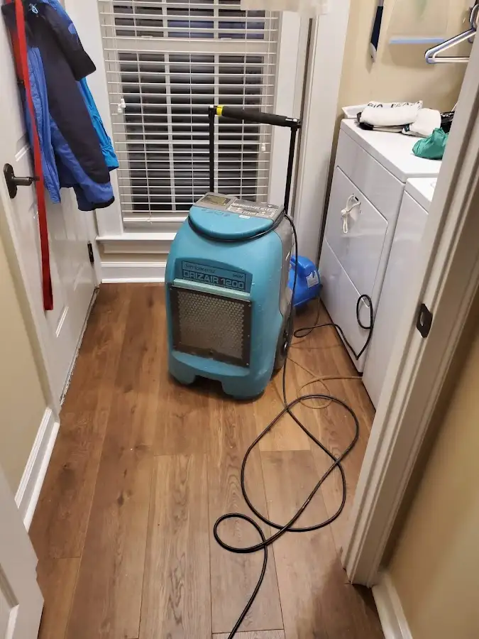 Commercial dehumidifier deployed for Flood Damage Cleanup in Elk City