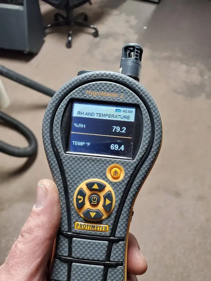 Moisture meter humidity assessment for Fire & Smoke Damage Restoration in Elk City