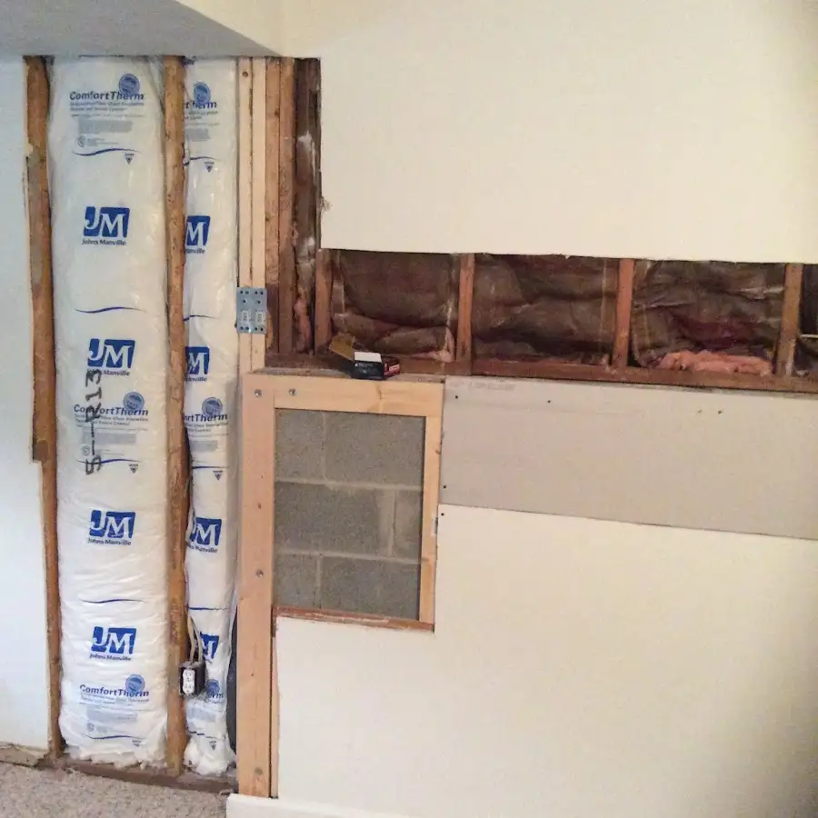 Wall insulation replacement during Contents Cleaning & Restoration in Elk City